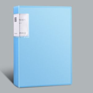 Bìa Nhựa File Lá Clear Book A4 5 Màu Molandi Đủ Loại 20/40/80/100 Lá