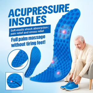 Blood Circulation Massage Insoles/5D Massage Insoles/Magnetic Acupressure Insoles/Relieve foot pain / Help unclog meridians and relieve fatigue/Suitable for diabetic neuropathy and swelling