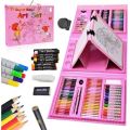 Mega ART Coloring Set Painting set Color Set Water Color Pen Crayon Drawing set For Children Gifts Tools Kit Boys Girls Students Christmas Birthday Holiday Festival Neon Book Ink Craft Washable Pencils Oil Sticks Pastel. 