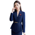 RYRYSTYLE Front Desk Work Attire Female Receptionist Dental Hotel Professional Suit Spring and Autumn Beauty Salon Jewelry Store High-end. 