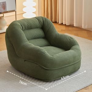 New style Lazy Sofa Chair Double Seater Sofa Bean Bag Cover with Filling fullset Lazy Chair Kerusi Malas Besar Siap isi