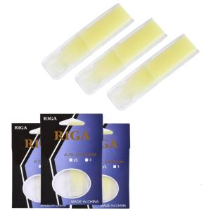 3Pcs Resin Alto Sax Saxophone Reeds Alto bE Saxophone Reeds Strength 1.5 2.0 2.5 for Clarinet Soprano or Alto Sax