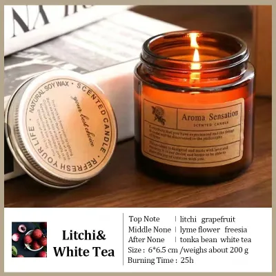 【SG Stock】Scented Candle Giveaway Scented Candle Souvenir Wedding Party Decor Ceremony Candle Set