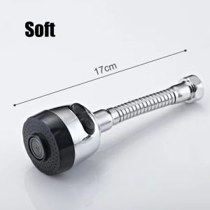 Faucet Extension Device Kitchen Rotary Adjustment Splash Proof Water Tap Pipe Stainless Steel Shower Nozzle