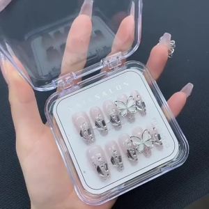 [New!!]Acrylic False Nail Storage  Jewelry Gift  for DIY Press-on Nails Holder Store Toenails Clear  Nail Container