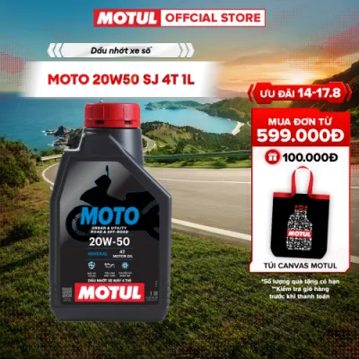 DẦU NHỚT ĐỘNG CƠ MOTUL MOTO 20W50 SJ 4T 1L
