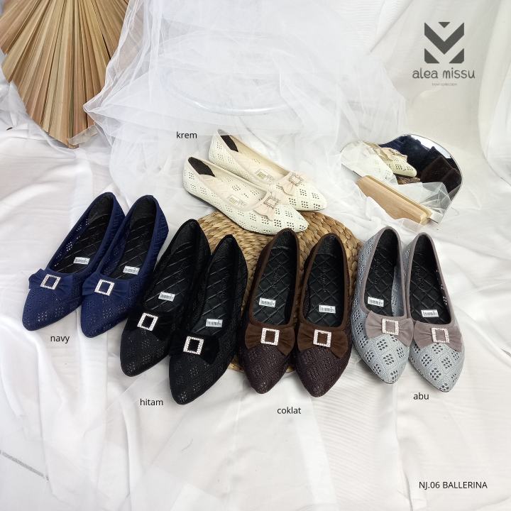 Sepatu Flat shoes Alexandria sepatu wanita sepatu santai sepatu
