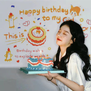 Sty⚡ READY STOCK | Happy birthday projector free sticker proyektor mini ulang tahun