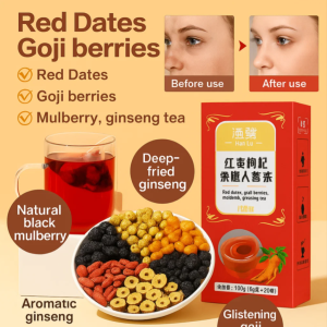 Red Dates Wolfberry Mulberry Ginseng Tea Nourishing Kidney Rejuvenate Your Kidneys Chinese Herbal Health Tea