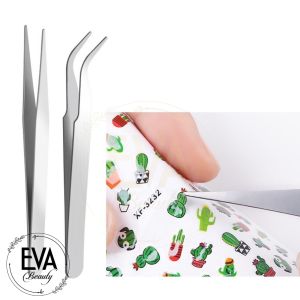 [HCM]Bộ 2 Nhíp Gấp Mũi Nhọn Đầu Thẳng Và Đầu Cong Đa Năng M2148