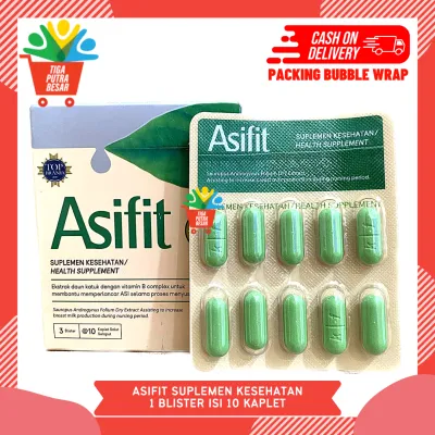 ASIFIT SUPLEMEN PELANCAR ASI 1 BLISTER ISI 10 KAPLET