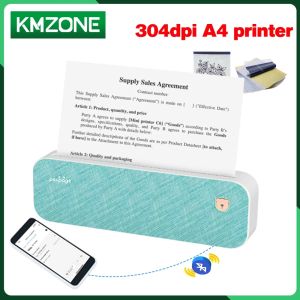 A4 Thermal Printers Wireless Tattoo Transfer Bluetooth USB Mobile Printer Machine Text PDF Document Printing Maker with Paper