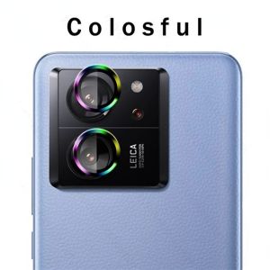 For Xiaomi 14T 14T PRO 13T Pro 13TPro 2024 Camera Protector Metal Ring HD Glass Film Eagle Eye Lens Circular Black Anti Scratch Back Full Cover
