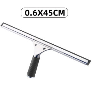 Window Squeegee Smudge Free Streak Free Stainless Handle with Rubber Grip Glass Streak Free Finish