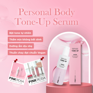 Kem Body Nâng Tông Tức Thì PinkRosa Personal Body Tone-Up Serum Dưỡng Trắng Cấp Ẩm 250ml
