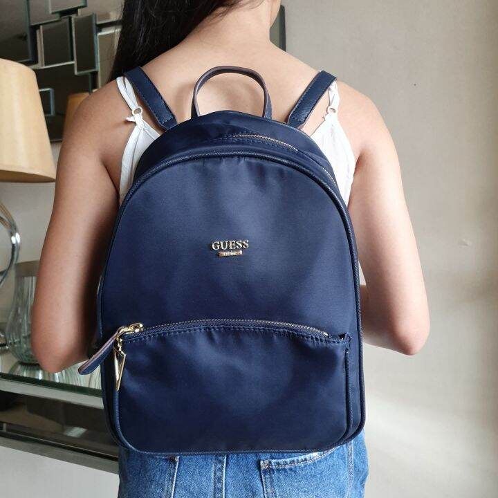 Guess store blue backpack