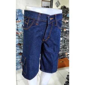 CARGO JEANS CAREANS BY ATQA JEANS STORE Celana Jeans Pendek Cargo Denim Pria Dewasa
