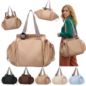 LUXERY Cradle Design Travel Storage Bag Lightweight Multifunctional Mommy Bag Portable Oxford Cloth Tote Bag Mother Baby Outing