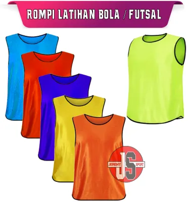 Rompi Bola - Rompi Futsal Polos - Rompi Latihan Bola / Futsal Dewasa dan Anak