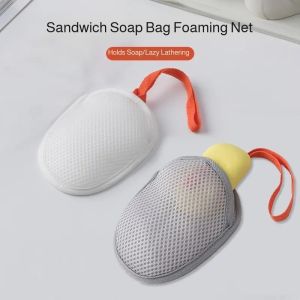Doublesided lather bath soap