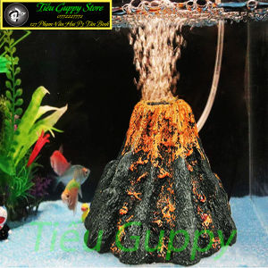 Mô Hình Núi Lửa - Trang trí bể cá cảnh tiểu cảnh bonsai v....v......