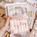 Set 6 khăn sữa sợi tre xô Muslin 2 lớp Bunny siêu mềm an toàn cho bé chất liệu không đổ lông, càng giặt càng mềm. 