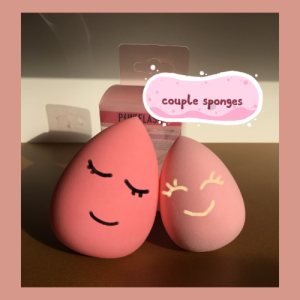 PINKFLASH OhMyPuff Make up Beauty Sponge Egg Classic Pink Soft Bouncy Waterdrop