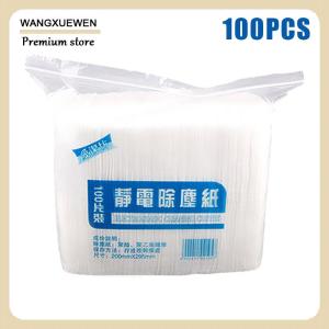 [COD] 30 100Pcs Of Dust Removal Paper Disposable Household Dust Removal Cloth Electrostatic Mop Pad Floor Tile Floor Cleaning Supplies