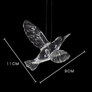 【Ready Stock】Wedding Acrylic Transparent Bird Crystal Hummingbird Wedding Ceiling Lighting Festival Party Supplies