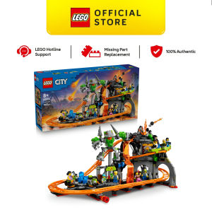 LEGO City 60501 Lava Land Roller Coaster Park (1165 Pieces)