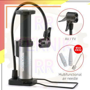 New!! Pompa Sepeda - Motor - Mobil - Rockbros Alloy Pentil Schrader ( BISA COD )