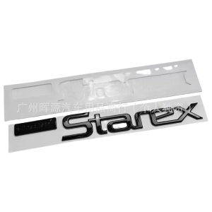 Suitable for modern Glow Wing grahd Starex logo car logo modification English alphabet trunk labeling Side label