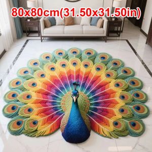 YUNAFIN Soft Pea Carpet Non-slip Special-shaped Bathroom Floor Mat Portable 40x40cm/60x60cm/80x80cm/100x100cm Door Gasket for Living Room Tea Table Bedside