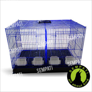 SEMPATI KHUSUS 3 JAM SAMPAI INSTAN GRAB GOJEK Sangkar Kandang Umbaran Sekat 60x40x40 Sangkar Ternak Burung Lovebird Kandang Hewan Kucing Anjing Sugar Glider Hamster Reptil Sangkar Kotak Besi