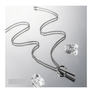 KALUNG PRIA WANITA TITANIUM ROLO LIONTIN CINCIN BALOK MODEL HIP HOP KOREA TERLARIS