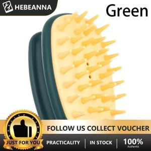 hebeanna Silicone Shampoo Head Scalp Massage Brush Silicone Body Brush Hair Washing Comb Bath Shower Brush Massage Brush Hair Brush