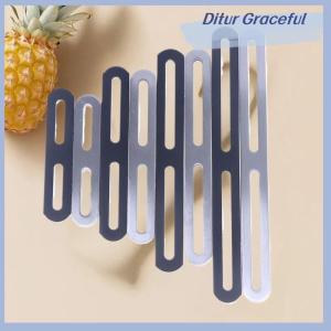 Ditur 1Pcs Stainless Steel Straight Angle Bracket Black Silver Thickened 180 Degree Flat Fixed Bracket Connector Furniture Holder