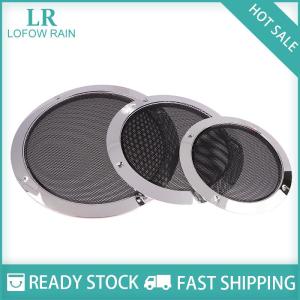 LF Wholesale✨Flash Sale ✨ 2 3 4 5 6.5 8 Inch Speaker Net Cover Car Home Loudspeaker Mesh Enclosure Speakers Plastic Frame Metal Iron Wire Grilles