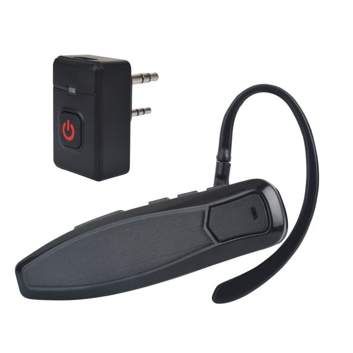 Walkie Talkie Wireless Bluetooth PTT Headset Earpiece Hands-Free K Plug For KENWOOD Microphone Headset Adapter Baofeng UV-5R
