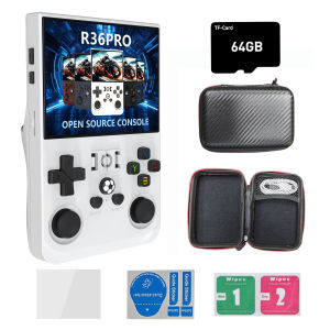 Open Source R36 PRO Retro Handheld Video Game Console Linux System 3.5 Inch IPS Screen Portable Pocket Video Player 128GB Games