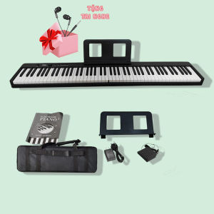 [Tặng Tai Nghe] Đàn Piano Gấp 88 Phím Cảm Ứng Lực Bora BX-20 Kết Nối Bluetooth Phím Bấm Nặng