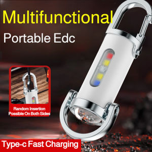 【Three-in-One Multi-functional】3-in-1 Portable Charger Flashlight Emergency Light Outdoor Kit with Bright LED Light Camping Essential