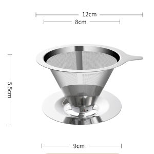 Lưới lọc cà phê phin coffee dripper phin cà phê độc lạ Lọc cà phê bằng inox Bộ lọc cà phê giột Lọc cà phê bằng inox chống gỉ sét Lọc cà phê giột nhỏ cho cá nhân