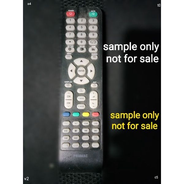Promac smart tv remote(universal)100 that works on tv RML1210