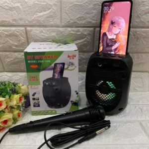 Speaker Karaoke System Wireless Bluetooth Speaker Original Super Bass Portable Bluetooth Speaker with Mic (3 inch) Wireless Bluetooth Speaker with LED Light