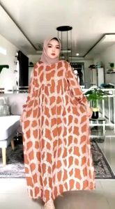 Gamis Rayon Viscose MZ / Gamis Kekinian Busui Friendly