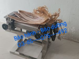 Máy Ép Mực Nướng Làm Bông Mực Cho Các Quán Hàng