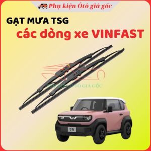 [TSG]- Gạt Mưa Ô Tô Khung sắt lưỡi silicon Dùng Các xe Vinfast Fadil VF3 VFE34 gạt bềngạt sạch nước hiệu quả