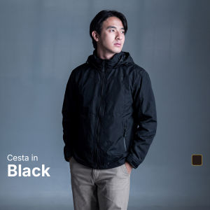 Coop Design - Cesta Jaket Parasut Pria dengan Hoodie