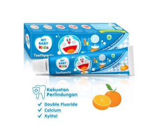 My Baby Kids Toothpaste Orange 45 g Pasta Gigi Odol Anak Rasa Jeruk Orange / Nahisa1